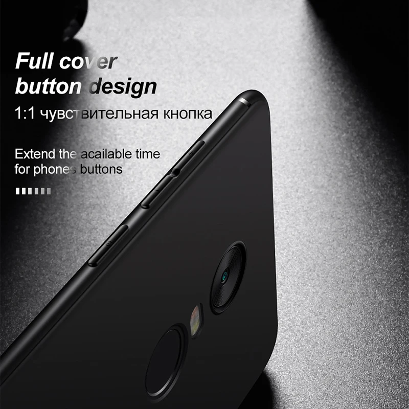 Aubusen silicone case for xiaomi redmi 5 plus TPU cover 360 full funda cases |