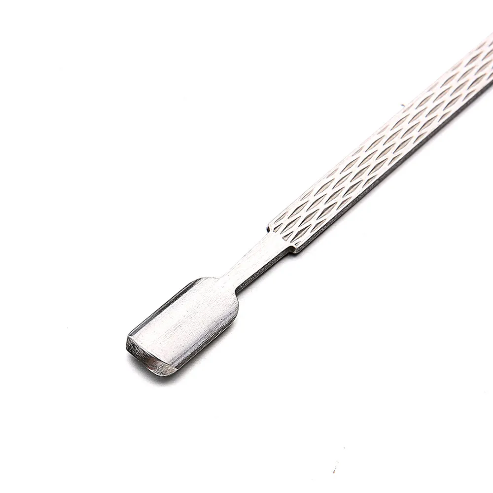 1PC Nail Art Cuticle Pusher 2 Ways Stainless Steel Remover Dead Skin Manicure Tool 2U81018 |