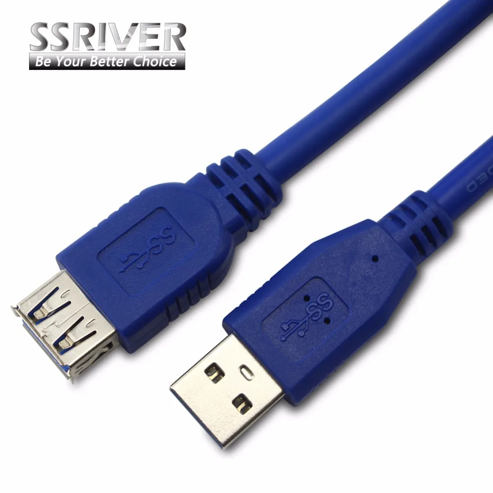 SSRIVER USB 3 0 удлинитель м 1 5 Супер Скоростной кабель типа A для камеры HDD принтера |