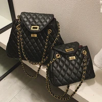 luxury brand handbag 2020 new quality pu leather womens designer handbag classic lattice chain large shoulder messenger bags