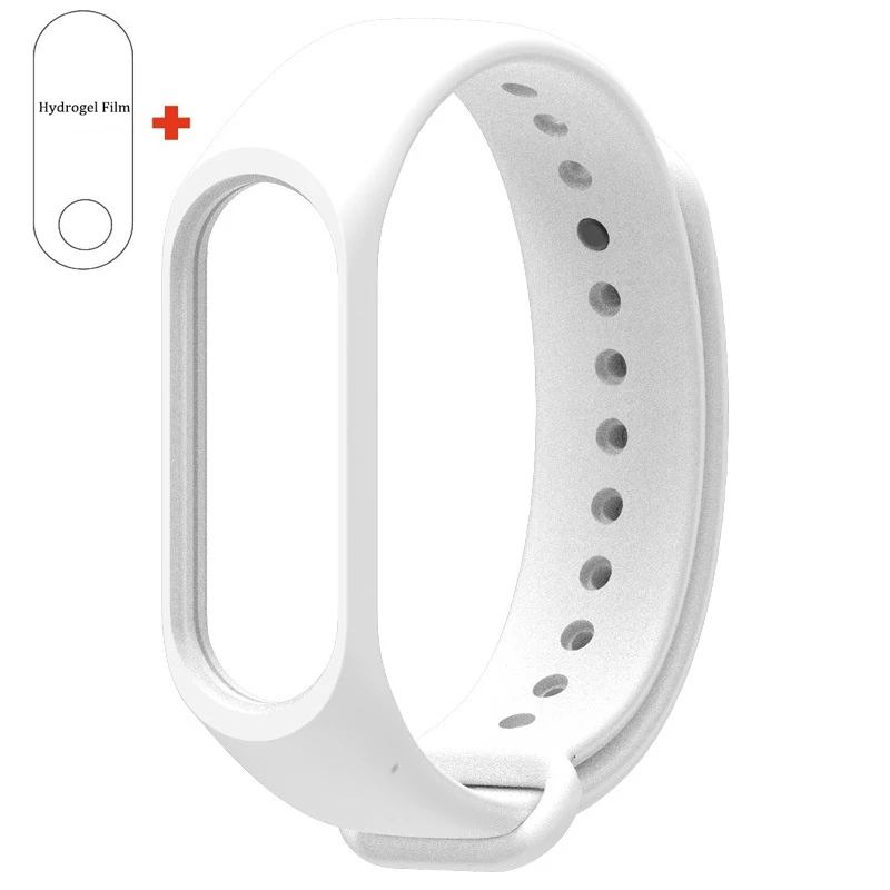 as the picture shows Ремешок на запястье для Xiaomi mi Band 3 mi band 3 2 4 1 ремешок для спортивных часов часы браслет силиконовые аксессуары pulseira desпорто correa versa - Цвет: as the picture shows