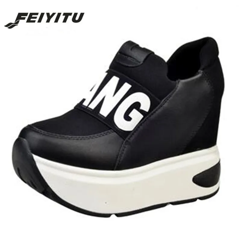 Женские кроссовки с сетчатым верхом FeiYiTu коллекция Лето 2018 года | Обувь