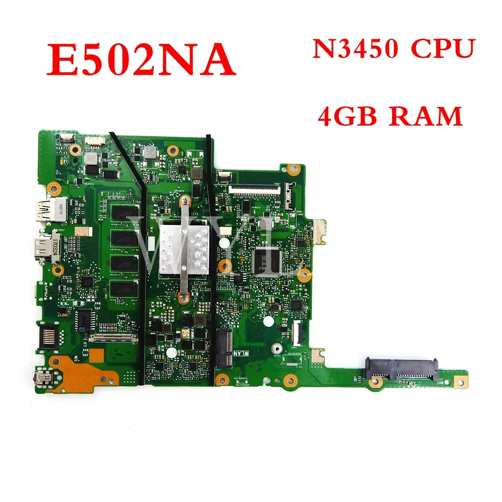 E502NA N3450CPU 4 Гб ram материнская плата REV2.1 для ASUS E502N ноутбук протестирована Рабочая