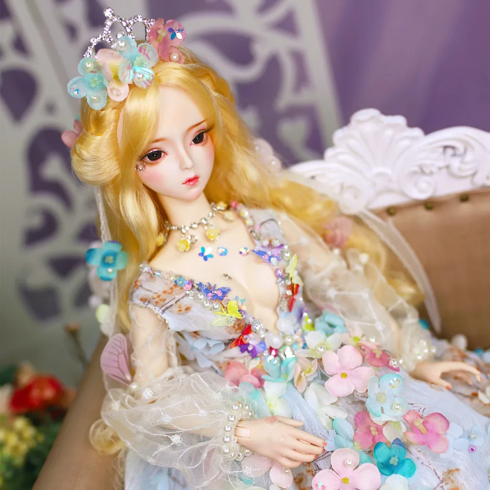 Одежда для 1/3 BJD кукла 62 см изысканное платье ручной работы Высокое качество Ледяной, SD