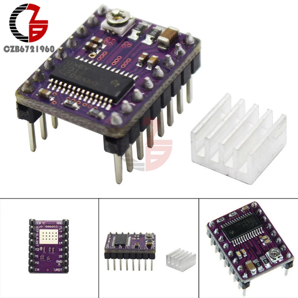 Драйвер шагового двигателя StepStick DRV8825 Reprap 4 слойная плата замена RAMPS A4988 с