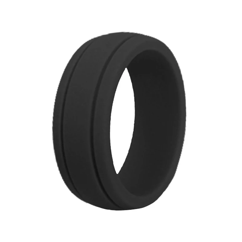 Size8-12 гипоаллергенные Crossfit гибкие резиновые пальцевые кольца 8 мм пищевого класса