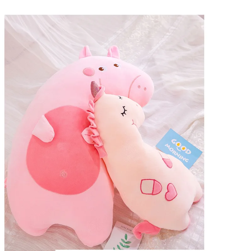 Новинка 2019 креативный мультфильм милый Единорог свинья динозавр плюшевые