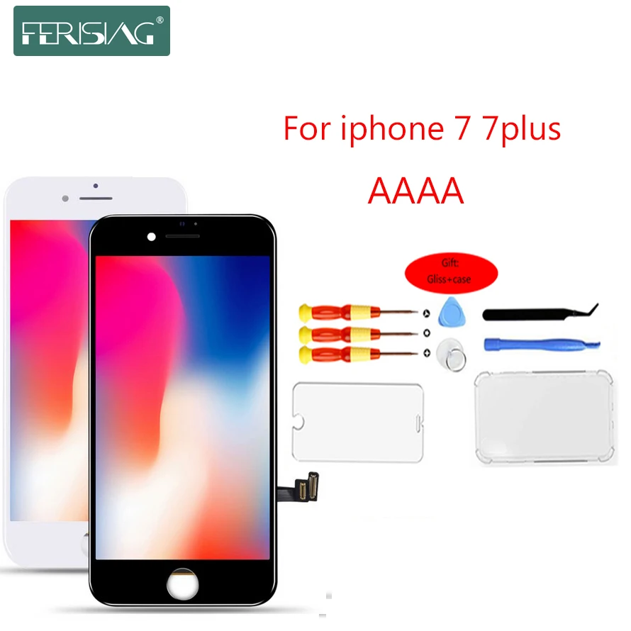OEM 100% AAAA Оригинальный ЖК экран для iPhone 7 Plus P дисплей дигитайзер сенсорный модуль i7