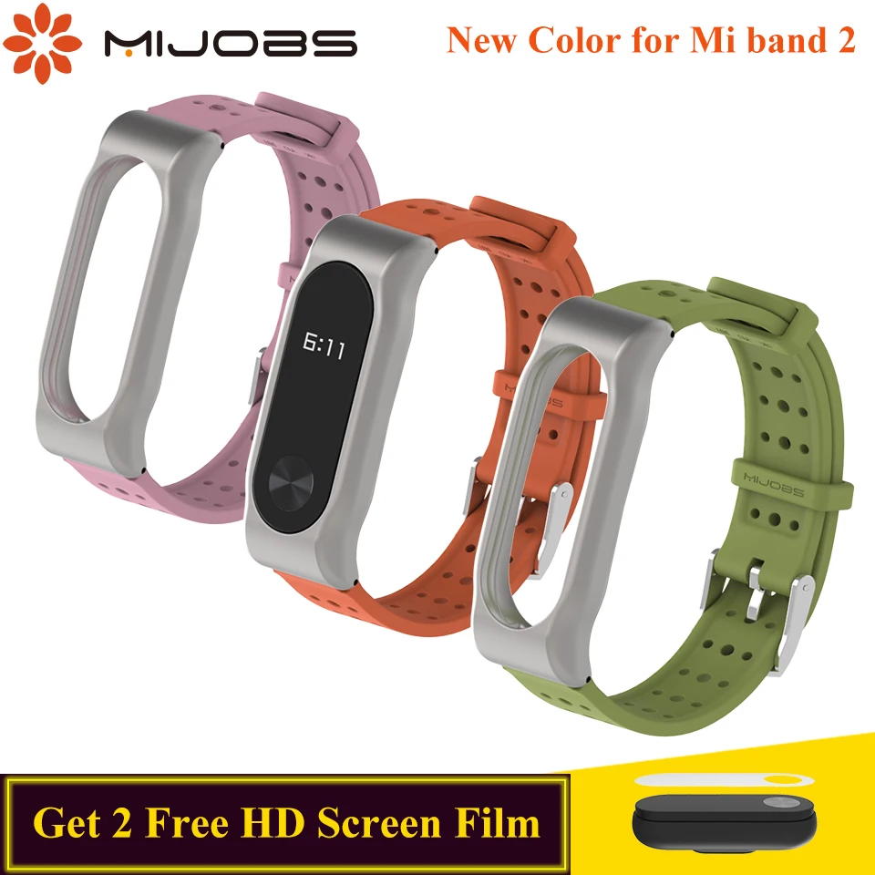 Браслет mi jobs для Xiaomi mi Band 2 ремешок силиконовый спортивный ремешок mi band 2 аксессуары браслеты браслет mi band 2 ремешок