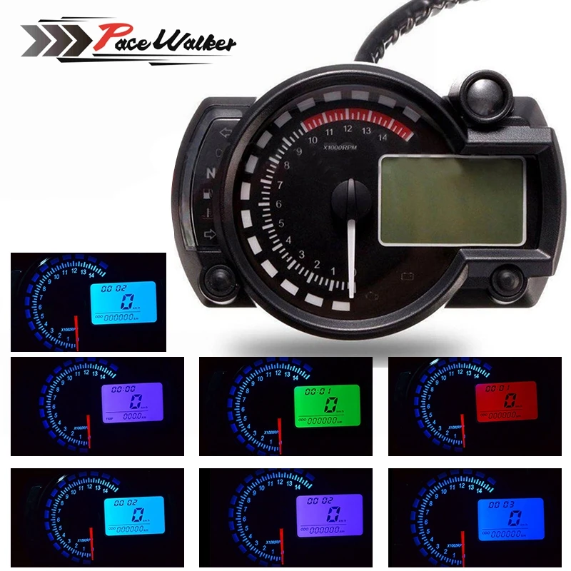 2016 2017 15000rpm modern RX2N similar LCD digital Motorcycle odometer speedometer adjustable MAX 299KM/H|speedometer adjustment|motorcycle