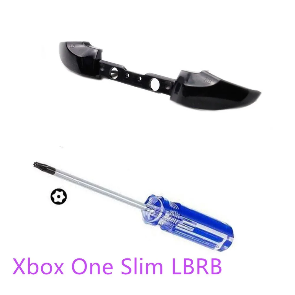 Черный LBRB для контроллера Xbox One S Slim оригинальный бампер LB RB пусковые кнопки