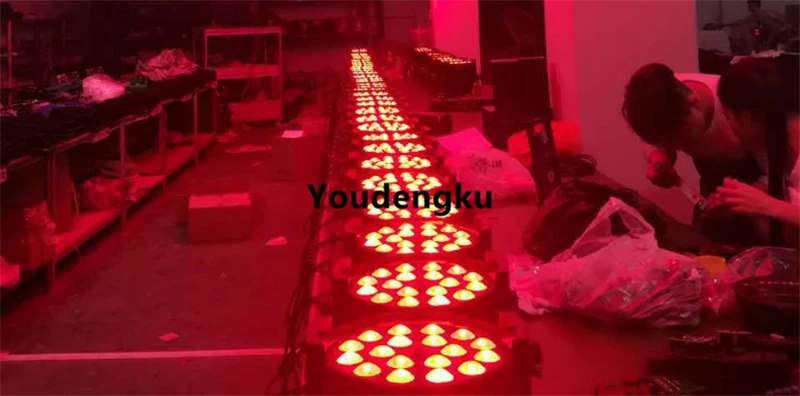 20 шт. 18x12 Вт rgbwa 5в1 par led с масштабированием светодиодный 64 zoom parcans weeding party