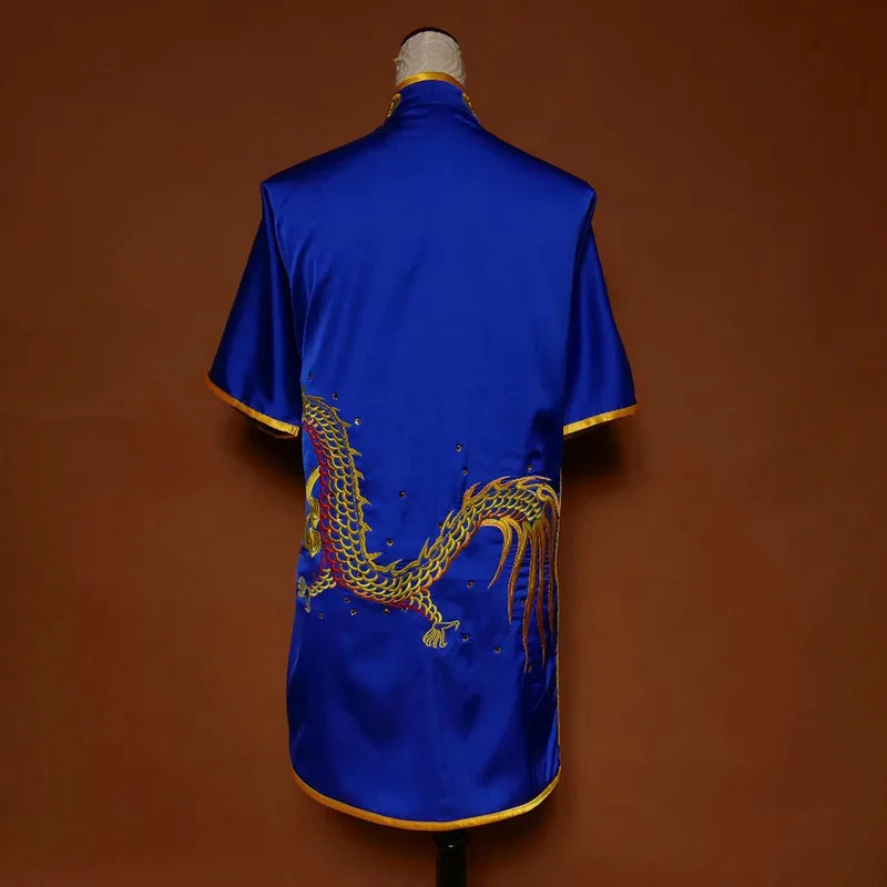 Wushu taichi одежда тайцзи changquan Униформа боевых искусств соревнование вышитая kungfu