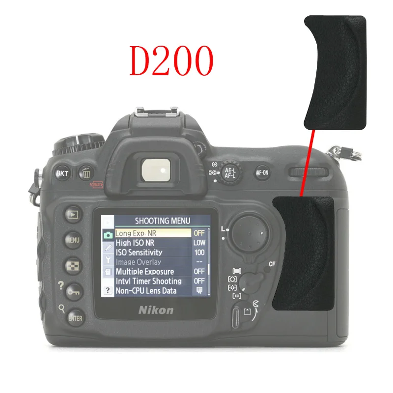 D90 D700 D7000 D300S D800 D800E D200 D300 для Nikon резиновая задняя крышка резиновая DSLR камера Запасная часть