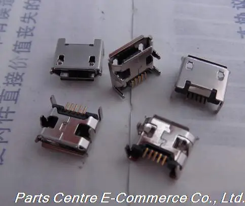 20 pcs Micro 5pin usb connector type B for repair mobile / Tablet PC MP3 MP4 5 Prongs | Компьютеры и офис