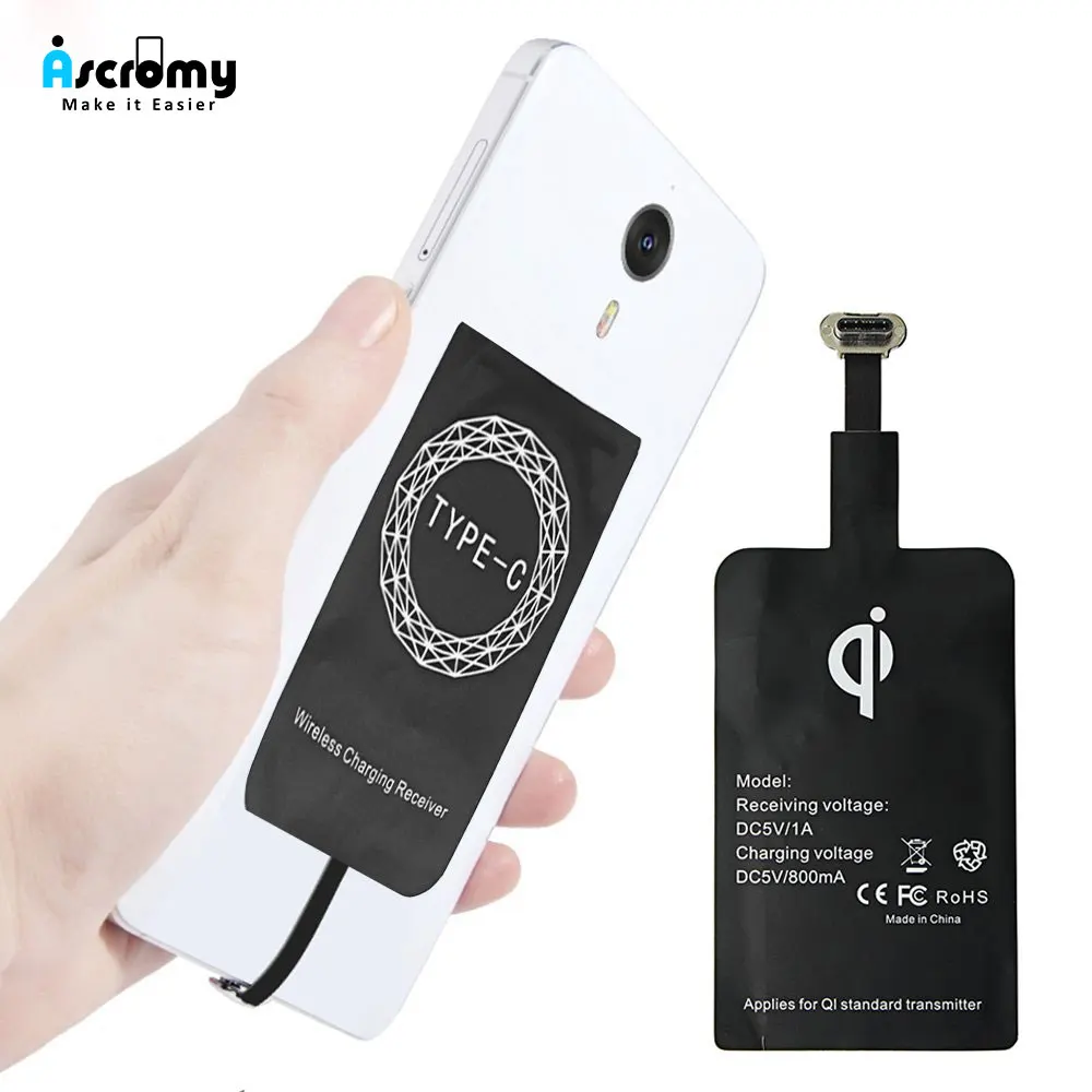 Беспроводное зарядное устройство Ascromy для Xiaomi Pocophone F1 Huawei P20 Pro Oneplus 6T One plus 6