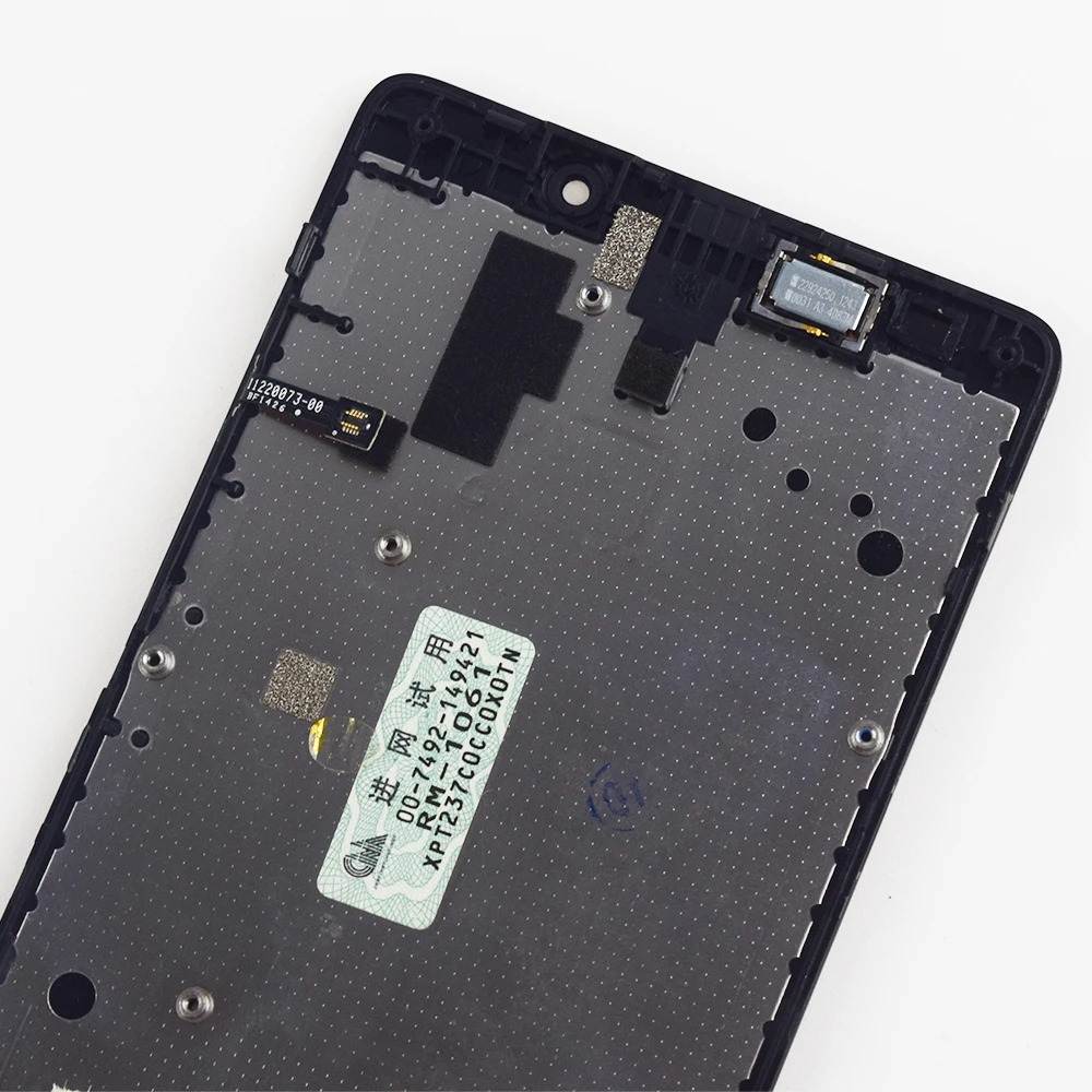 Для Nokia XL ЖК дисплей кодирующий преобразователь сенсорного экрана в сборе рамка