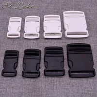 hot sale webbing dual adjustable arched buckle for luggage hiking camping bags backpack buckles black white 25mm32mm36mm50mm