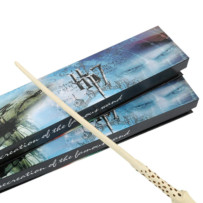 Colsplay волшебная палочка металл/Железный сердечник старая волшебная палочка элегантная лента упаковка подарочной коробки