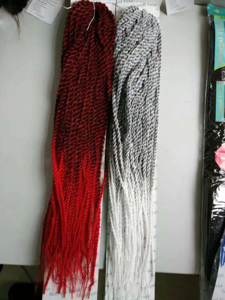 Мода источник RastAfri сенегал душа Microbraid повороты кос твист 22 дюйм(ов) 24 |