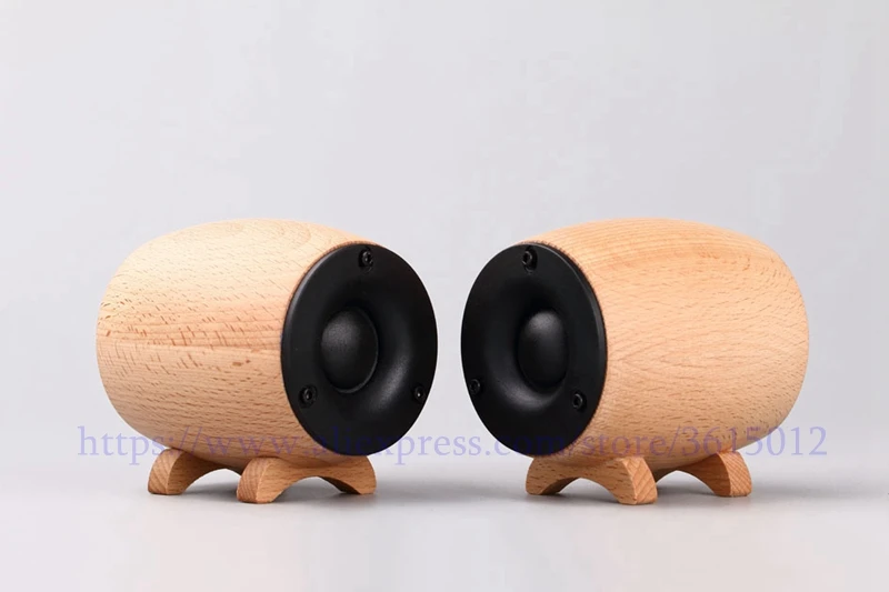 1 или 2 х Твердый Деревянный HIFI динамик супер высокий звуковой бокс домашний