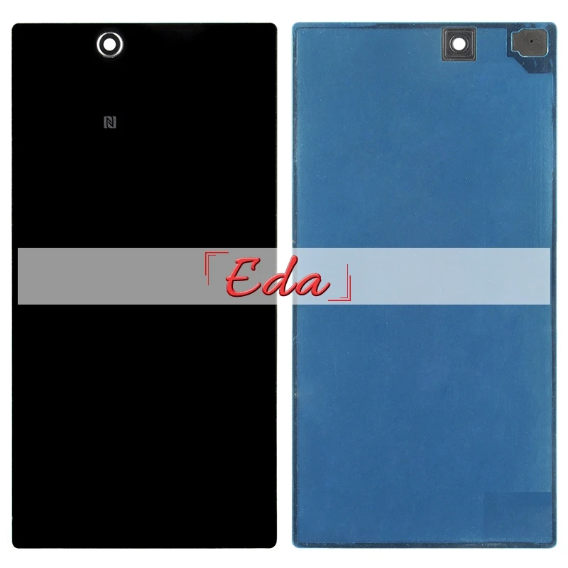 Стеклянная задняя крышка для SONY Xperia Z Ultra XL39H XL39 C6802 C6833, задняя крышка для батареи, запчасти для дверей 1 шт