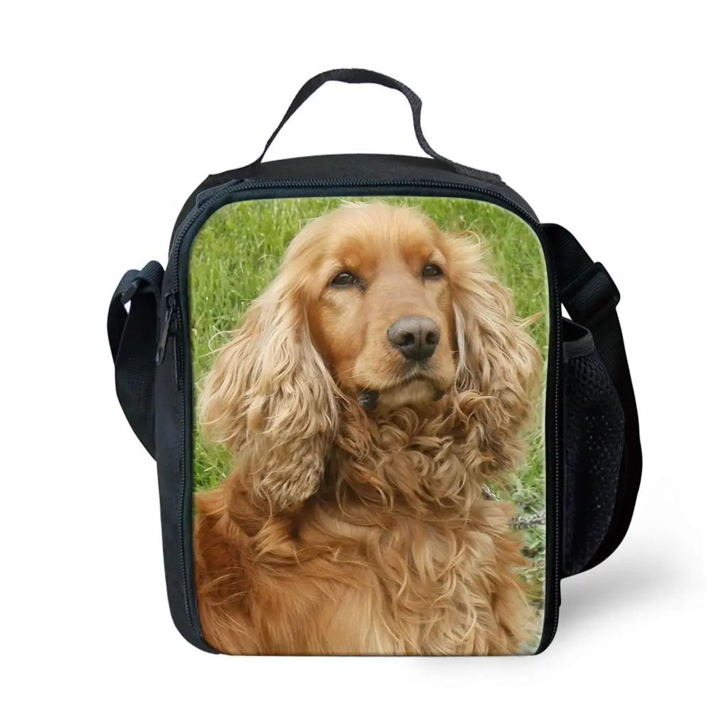 Американский водный спаниель Собака Любовник неопреновая сумка для обеда дети