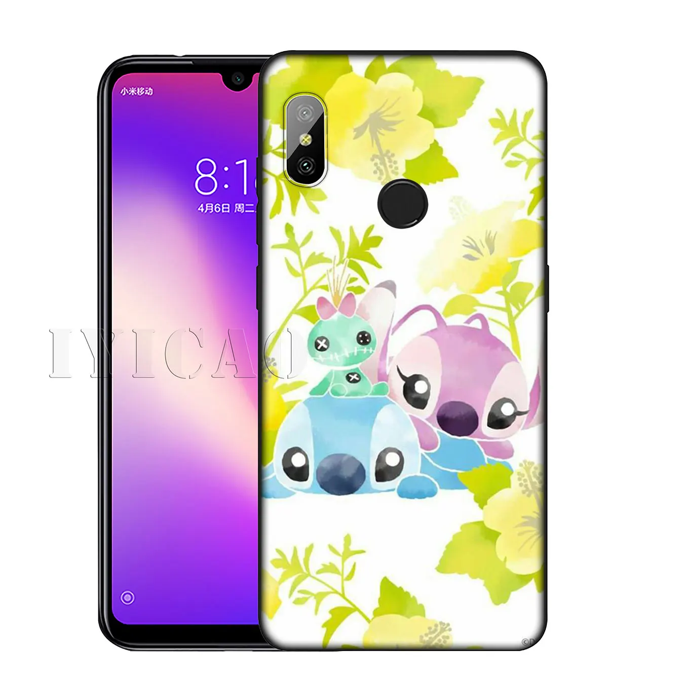 IYICAO Мягкий силиконовый чехол для телефона с рисунком Лило Стич Xiaomi Redmi K20 8A 7A 6A 5A S2