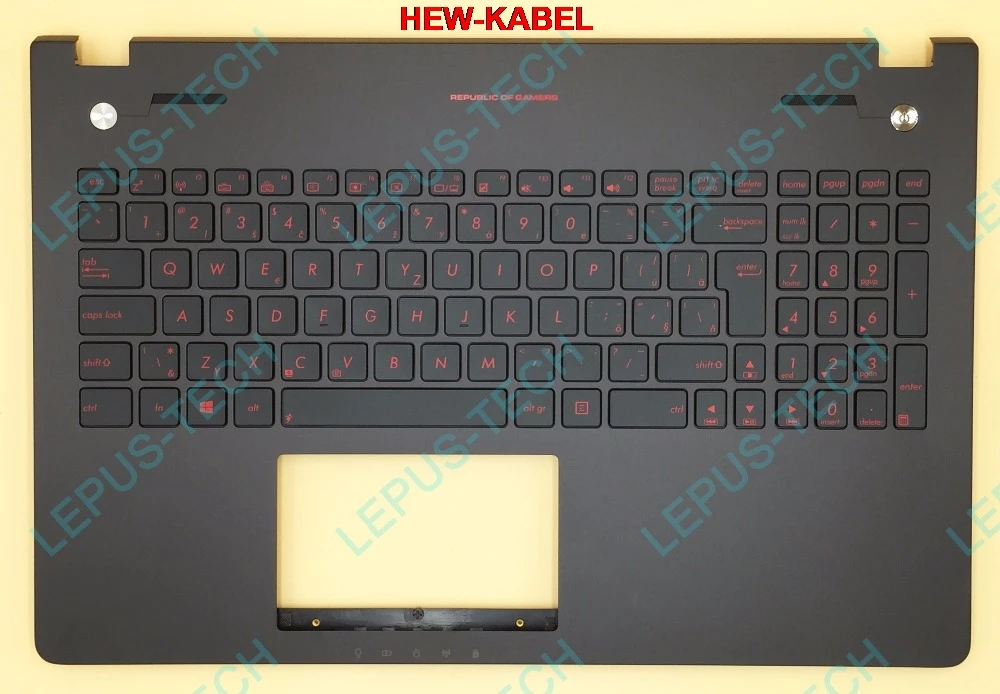 SK Словацкая клавиатура с подсветкой для ASUS G56 N56 N56VB N56VJ N56VM N56VZ верхняя крышка