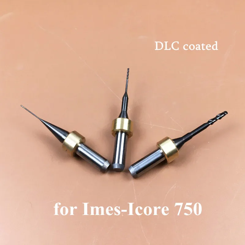 Фото 3 шт. Imes-Icore 750 без покрытия стоматологические CAD/CAM вольфрамовые фрезерные буры из карбида для фрезерования стоматологического циркония/PMMA/В... №2
