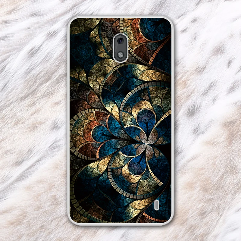 Для Nokia 2 чехол силиконовый из мягкого термопластика Мода красочные окрашенные