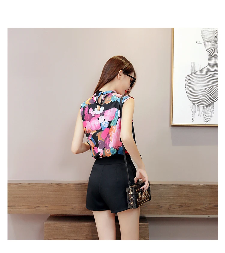 Хан издание летние без рукавов Короткие брюки женские наборы 2020 Новый Досуг из