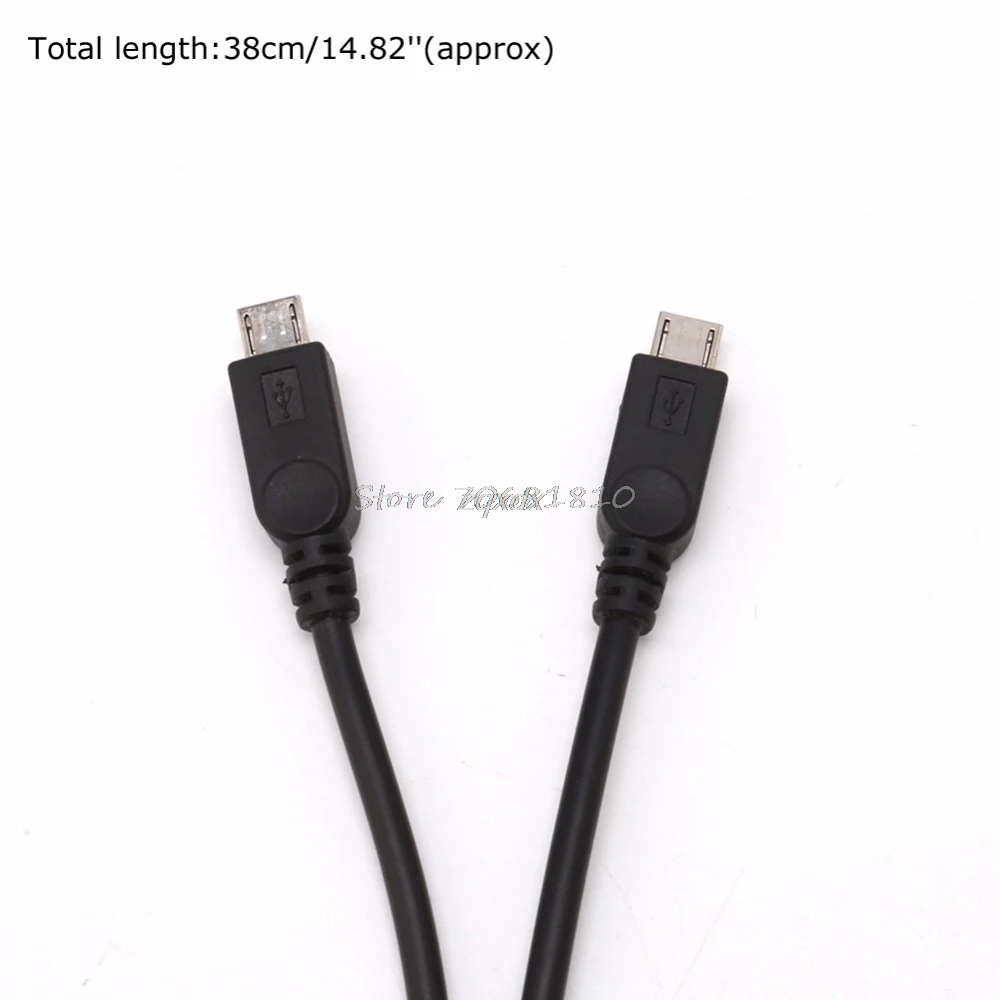 Портативный USB Мужской Универсальный микро двойной мужской Y адаптер сплиттер