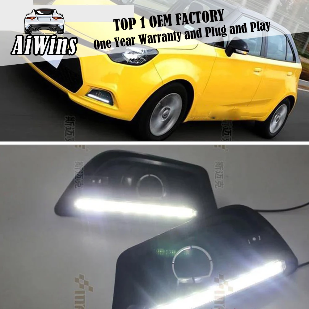 Aiwins высокого качества 12V 6000k светодиодный DRL Дневной Бег светильник для MG3 MG 3 с