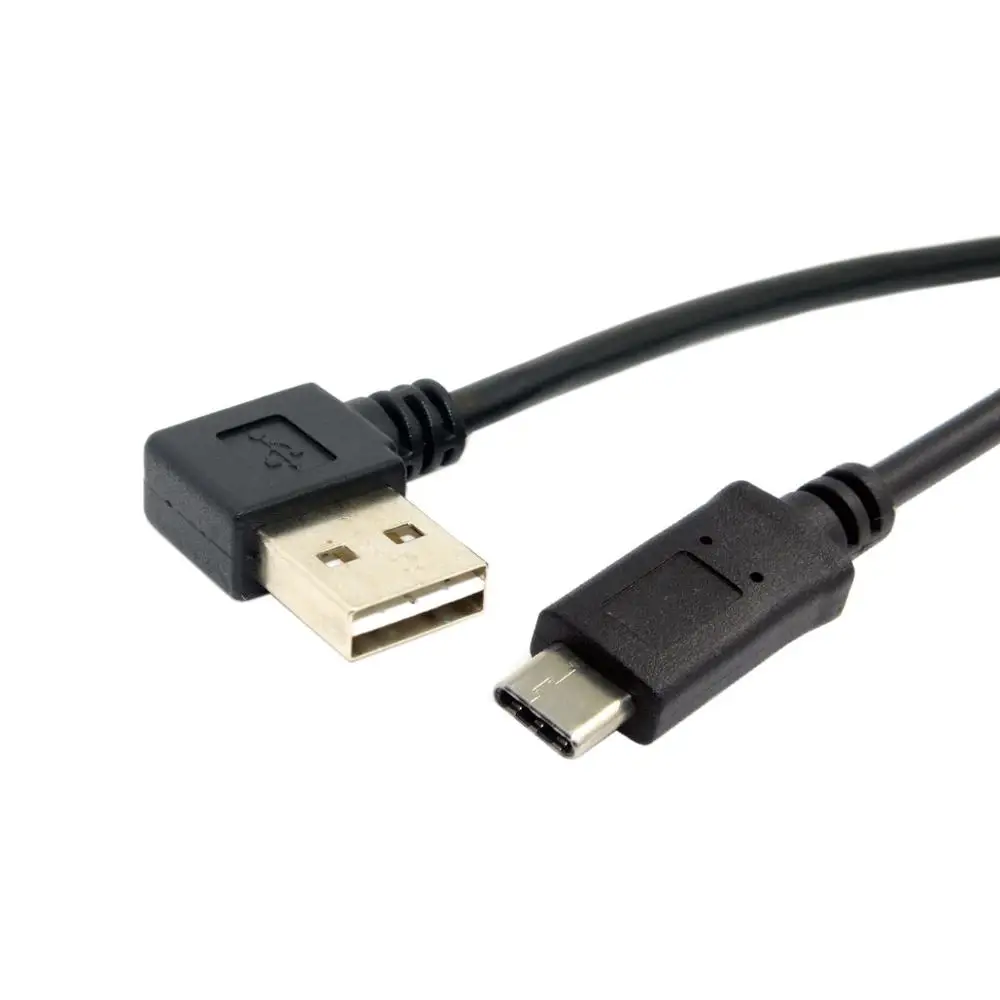 Реверсивный USB C Type к 2 0 90 градусов левый и правый угловой кабель для передачи