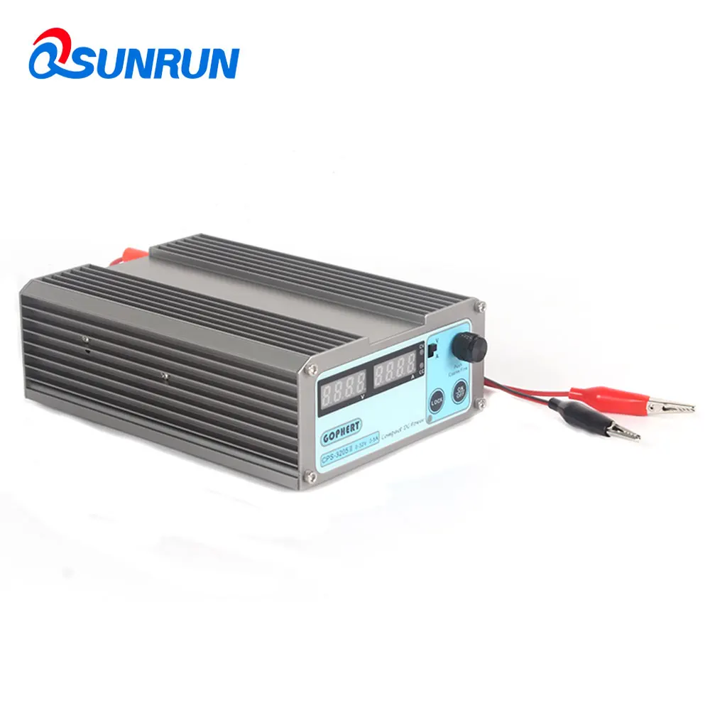 QSUNRUN новые CPS-3205II мини точность Компактный DC Питание с переменной цифровой
