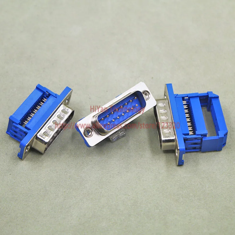 (10 шт./лот) D-SUB DIDC 15 Pin DB15 разъем типа D SUB DIDC-15P