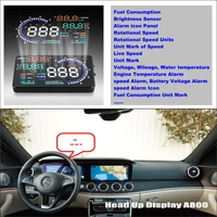 auto head up display hud for mercedes benz e w211 e280 e300 e320 car electronic accessories safe driving screen plug and play