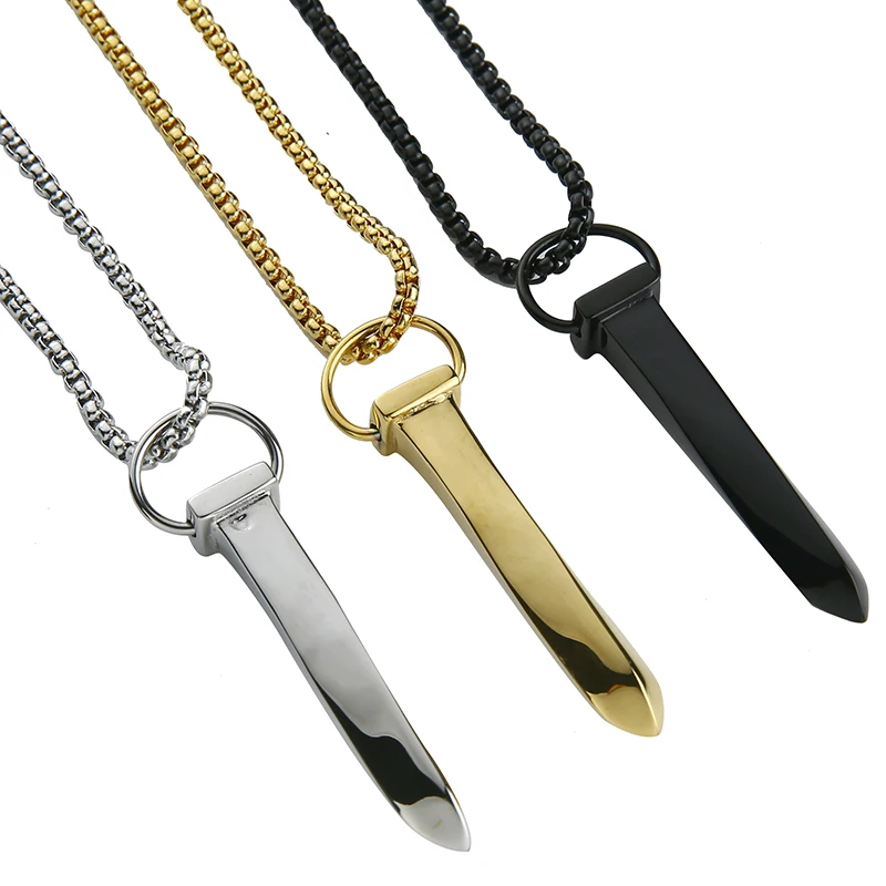 Ожерелье-ноготь Valily из нержавеющей стали для мужчин и женщин украшение под
