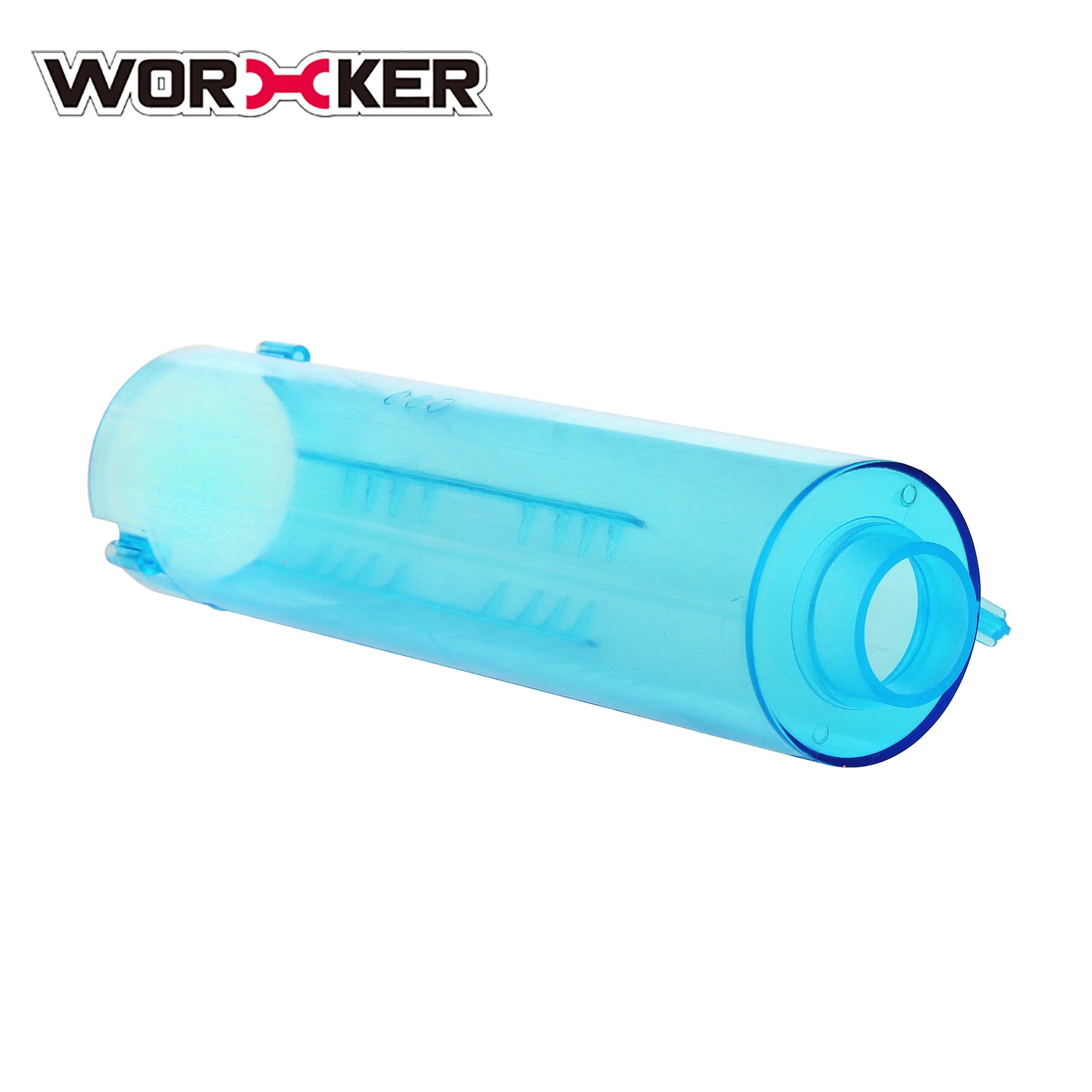 Рабочая плунжерная трубка для Nerf N-Strike Longshot CS-6 и Nerf Zombie Strike Longshot CS-12-Tansparent Blue
