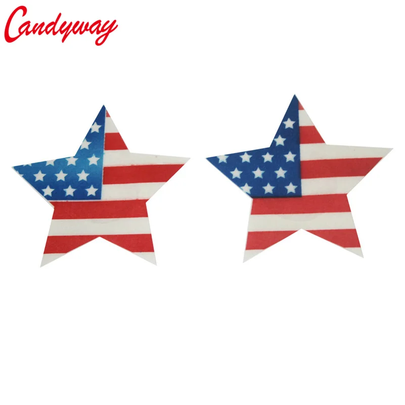 

Бюстгальтер с наклейкой в форме звезд, с изображением флага США, клейкий аксессуар для эротического белья, наклейки на соски, молочная паста для сексуальных женщин и девушек
