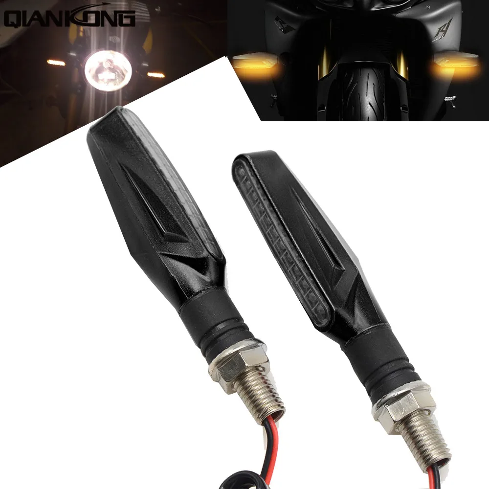 1 пара светодиодных индикаторов поворота универсальный мигающий мотоцикл