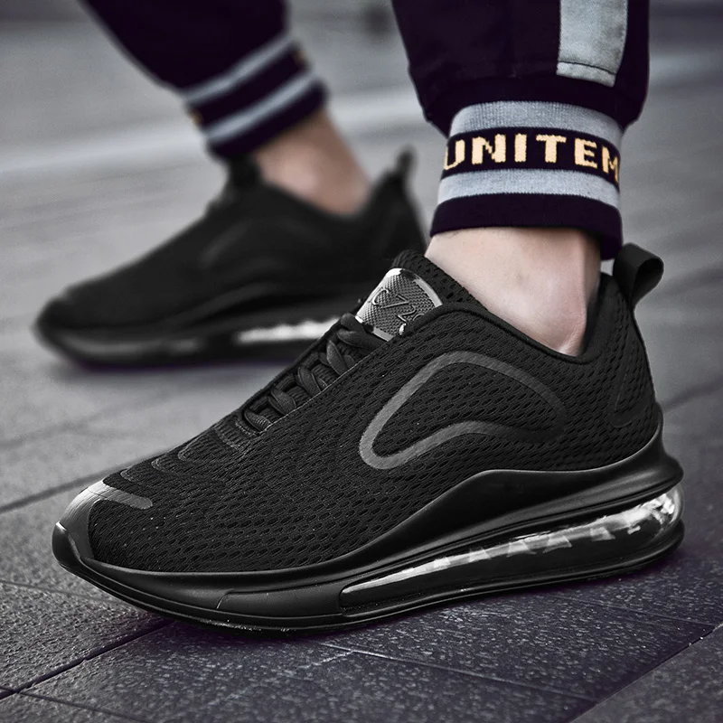 Лидер продаж 2018 новые трендовые кроссовки для бега мужские из дышащей сетки