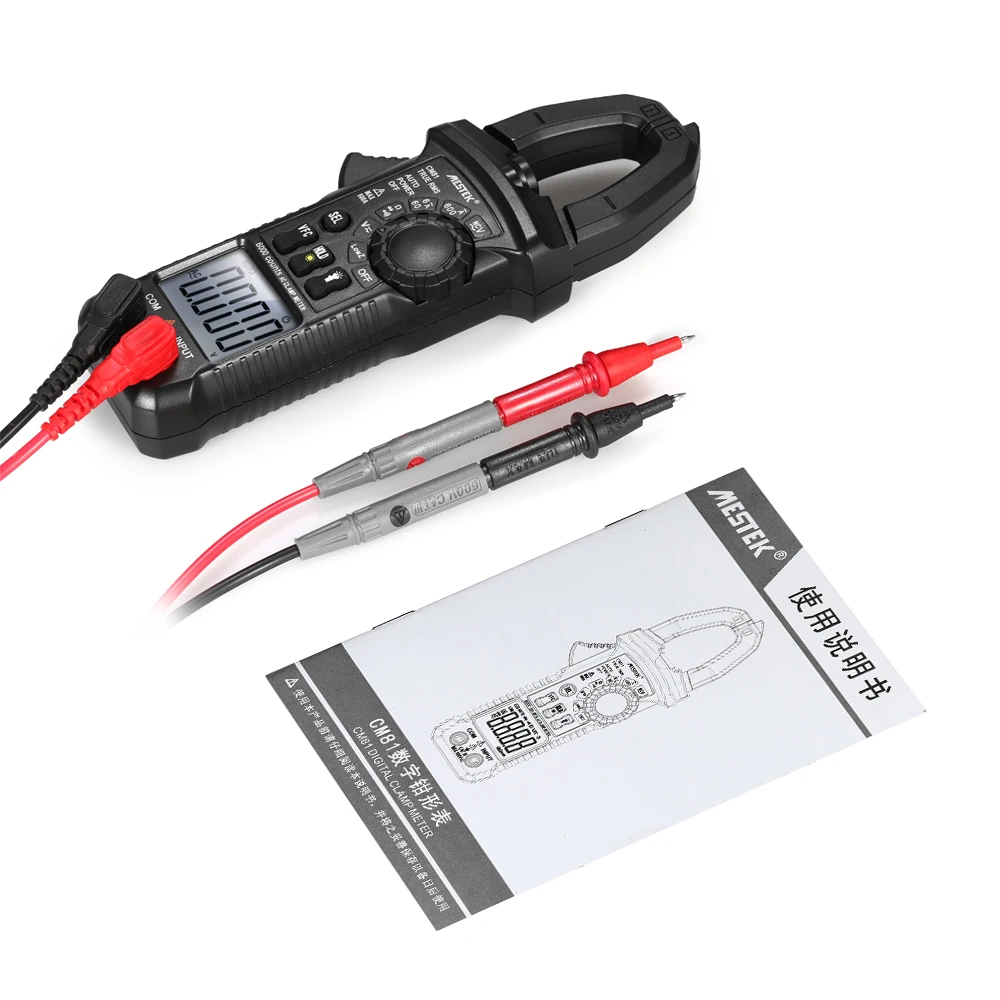 

Professional Digital Clamp Meter True RMS LCD Multimeter clamp meter AC/DC Voltage AC Current Continuity Tester