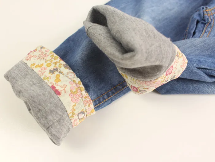 Джинсовые платья для девочек джинсы из двух видов ткани детские хлопковые мягкие