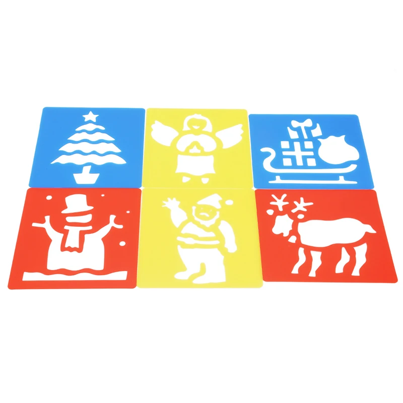 Инструменты для рисования 6 шт./компл. милый креативный трафарет костюм детский