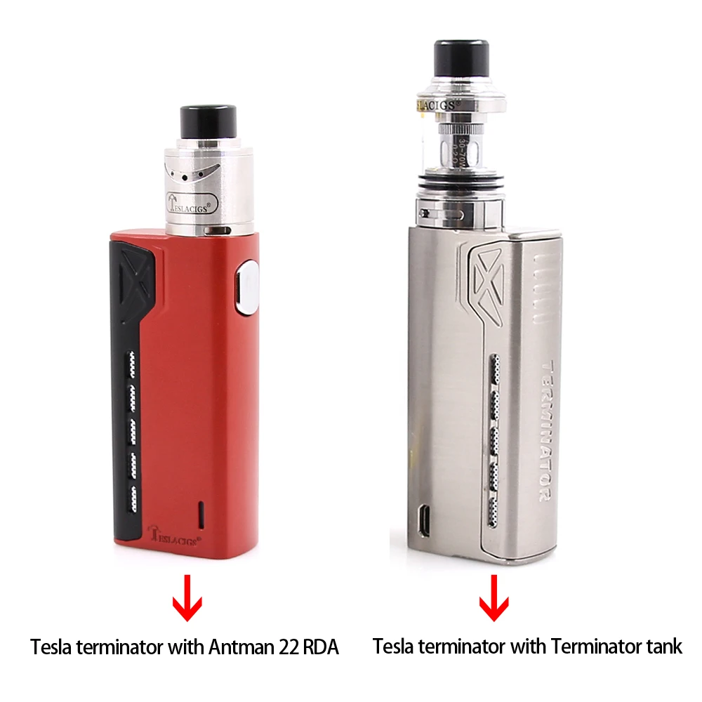 Оригинальный Тесла Терминатор комплект с Терминатором танк или Antman 22 RDA Vape