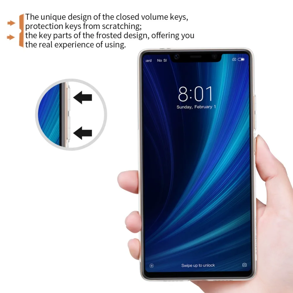 Xiaomi mi 8 SE чехол Nillkin из ТПУ чехол для телефона Xiao mi 8 силиконовый чехол для спортивной камеры Xiao mi M8 прозрачный чехол Xiaomi mi 8 SE Nilkin задняя крышка корпуса