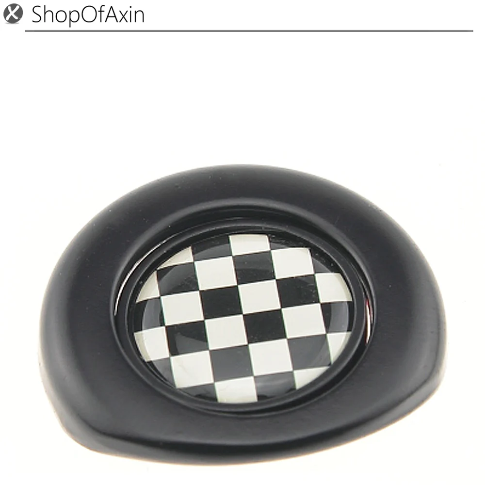 Шахматная доска с гоночным флагом черная отделка кнопка запуска двигателя пуска