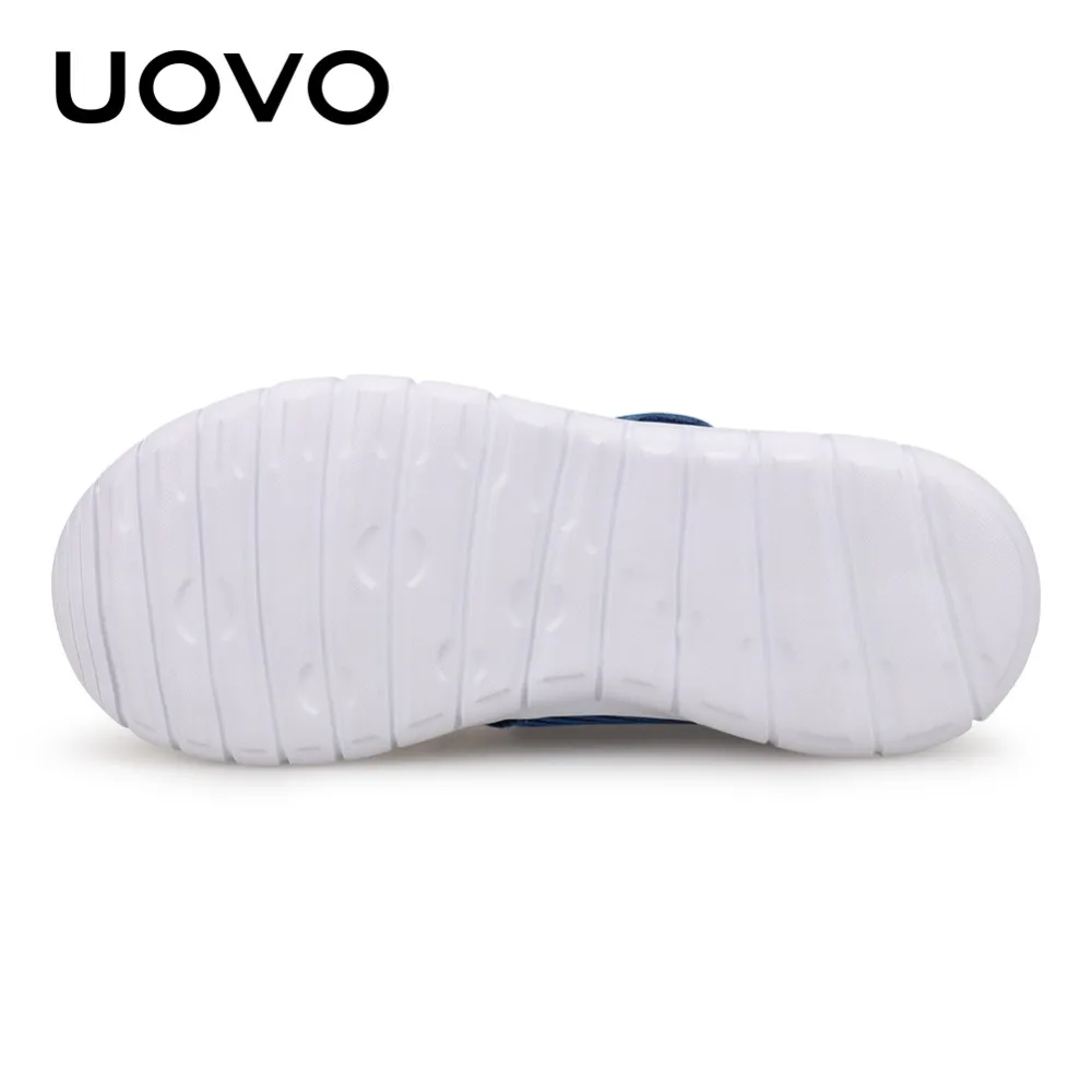 Uovo/модные кроссовки для мальчиков и девочек весенние легкие дышащие бега